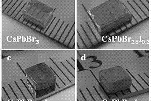 一類具有高光電響應效率、室溫穩定的銫鉛鹵化物鈣鈦礦晶體材料及其制備方法和應用