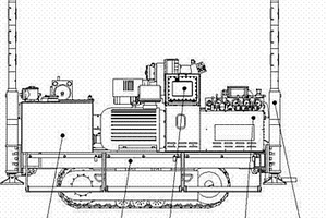 煤礦井下多用途整體履帶式全液壓定向鉆機