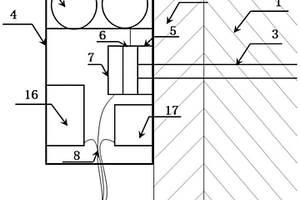 適用于隧道超前地質預報的檢波器快速固定裝置