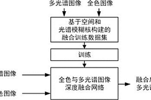 基于模糊核估計的多光譜圖像融合成像方法及系統