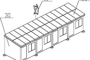 可移動風光互補建筑一體化發電系統