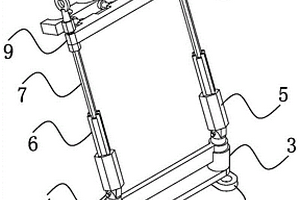 用于地表鉆機的施工升降支撐穩固架