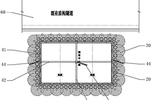 MJS工法和管幕法聯合支護大斷面小凈距暗挖工法