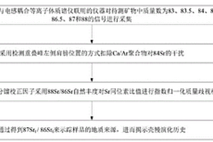 富Sr礦物或巖石進行Sr同位素分析的方法及系統