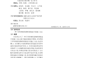 下穿特殊構筑物框架隧道開挖施工方法