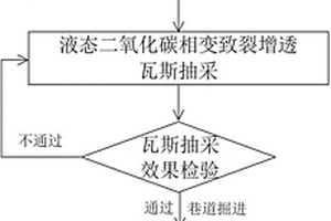 高瓦斯低滲煤層液態二氧化碳相變致裂石門揭煤方法