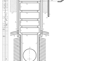 水中超深盾構始發/吊出井結構及其施工方法