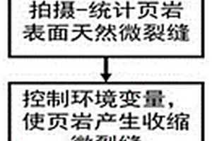 單一環境變量下頁巖收縮微裂縫發育密度評價方法