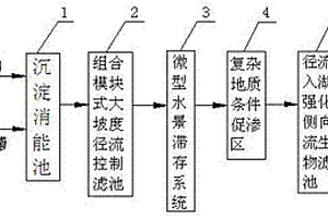 山地城市暴雨徑流調蓄及雨水處理系統