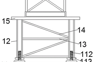 建筑施工電梯基礎加固裝置