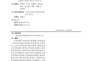 采礦業危險物質風險水平的評價方法