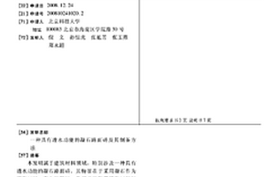 具有透水功能的凝石路面磚及其制備方法