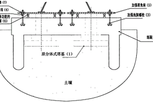 用于采礦沉陷區的電力鐵塔塔腳座保持坐標原位的調節固定方法