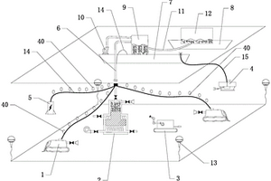 吸壓混合非接觸式深海采礦系統及其工作方法