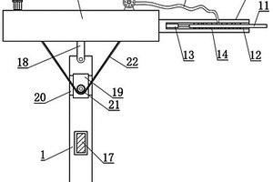 采礦工程中炮眼人工高空填充炸藥的機構