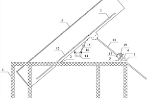 可調節的緩傾斜中厚礦體放礦試驗裝置