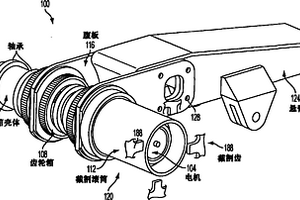 包含其電機和齒輪箱的截割頭