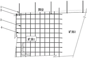 下向式采礦膏體假底防脫落防護結構