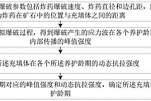 基于數值模擬的充填體養護齡期確定方法和裝置