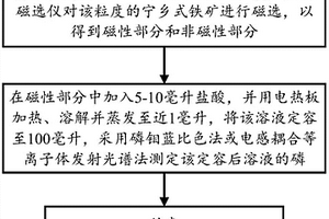 寧鄉式鐵礦的磁性鐵中磷的分離測定方法