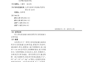 用于凈化重金屬污水的改性浮石及其制備方法和用途