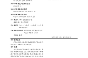 礦物材料的含水懸浮液或干燥的礦物材料的制造方法、獲得的產品及其用途