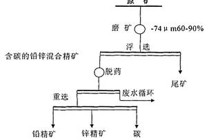 處理含碳鉛鋅多金屬復雜硫化礦的工藝