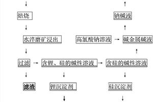 鋰礦石的堿法處理工藝