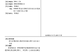 非金屬礦物質原料用的混合攪拌裝置