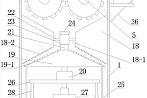 礦山頁巖粗細分離破碎裝置