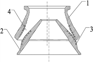 陶瓷復合圓錐破碎機襯板及其制備方法