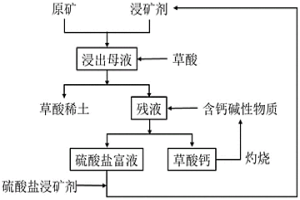 浸出離子吸附型稀土過程的沉淀工藝
