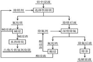 從硫酸溶液中去除鎂、氟離子的方法