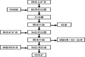 從紅土鎳礦中回收鎳、鈷和鐵的方法