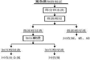高雜質銅陽極泥預處理富集貴金屬的方法