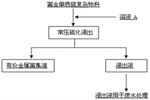 將富含單質硫的復雜物料中硫砷脫除的方法