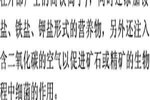用含分離的微生物的浸濾液連續接種來提高金屬硫化物礦石或精礦的生物浸濾速度的方法