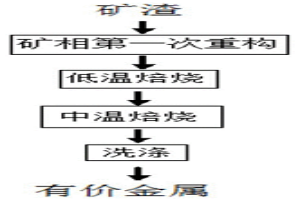 从矿渣中选择性浸出有价元素的方法及装置