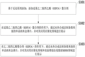 微米級金納米薄片、制備方法及應用