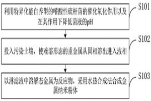 生物淋濾與水熱合成回收電鍍污泥重金屬的方法