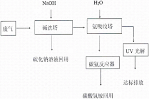 含氨和硫化銨廢氣處理方法及系統