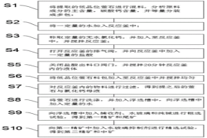 冶金級低品位螢石提質方法