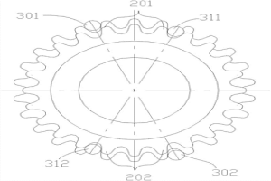 粉末冶金雙排錯齒鏈輪