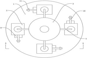 粉末冶金成型機中的裝粉調節機構