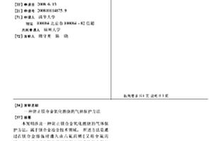 防止鎂合金氧化燃燒的氣體保護方法