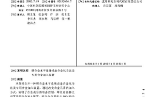 銅合金水平連鑄動態合金化方法及專用合金加入裝置