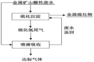 硫化沉淀系統硫化氫尾氣的吸收方法
