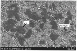 VC-TiC-VB強化鐵基復合涂層及其制備方法