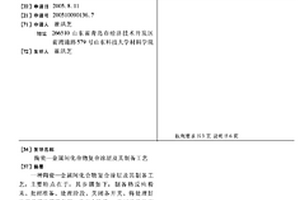 陶瓷—金屬間化合物復合涂層及其制備工藝