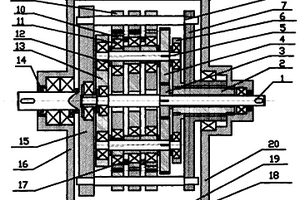 多曲柄低振動少齒差減速機